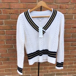 Tommy Hilfiger White Sweater
